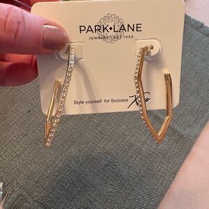 Park Lane Gold Crystal-Embellished Earrings